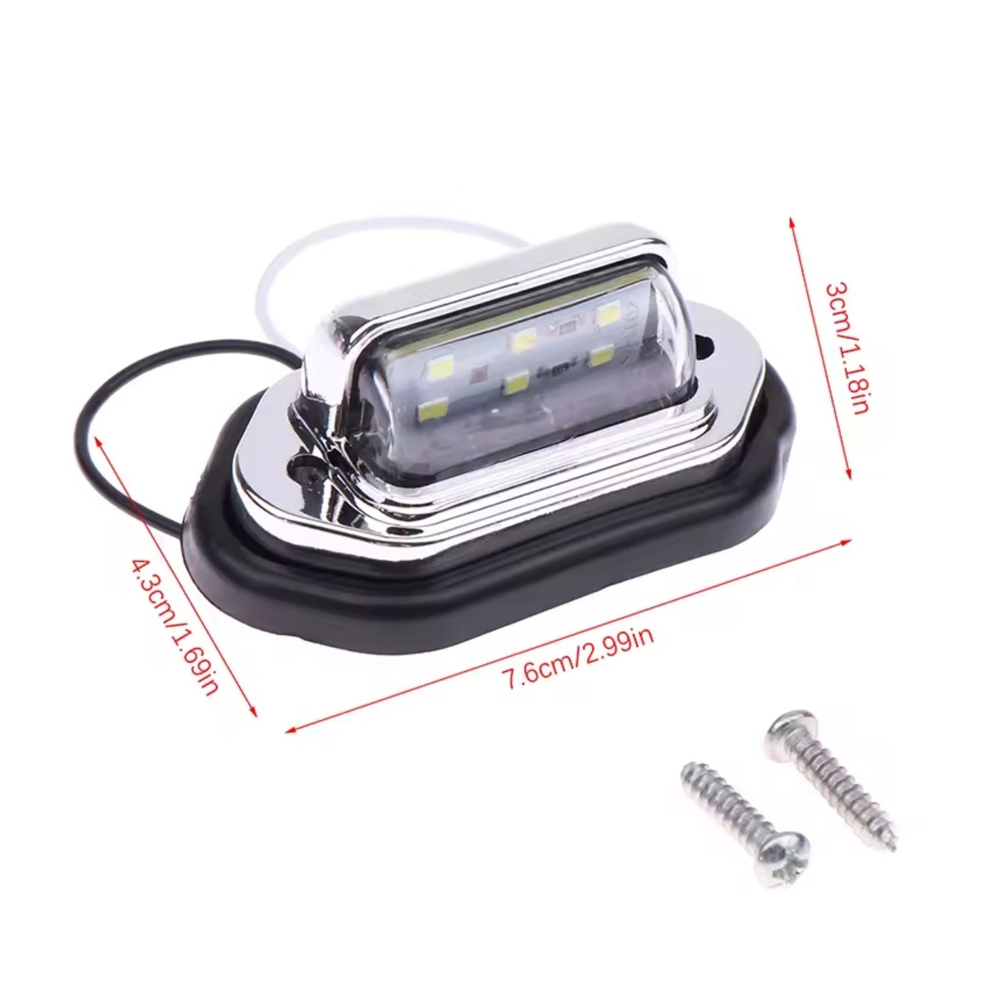 Плафон за МПС PA954 2 БР/К-Т - Хром