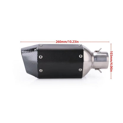 Гърне за мотоциклет PA938 - 27см - ЧЕРНО С КАРБОН