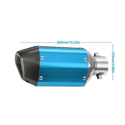 Гърне за мотоциклет PA940 - 27см - СИНЬО С КАРБОН