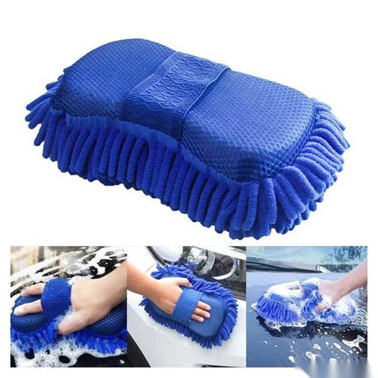 Микрофибърна гъба СМ07 - СИНЯ