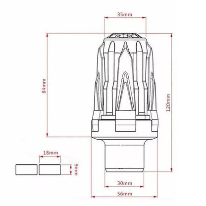 Краш тапа за мотоциклет PA852  Черна