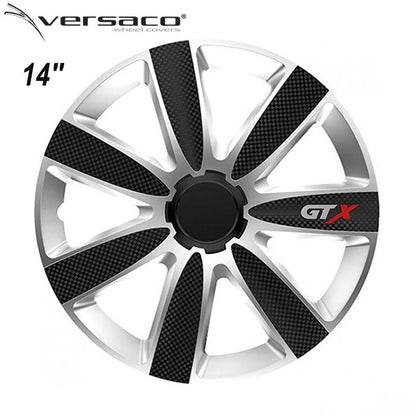 Тасове за джанти 14'' Versaco Carbon GTX - Black / Silver