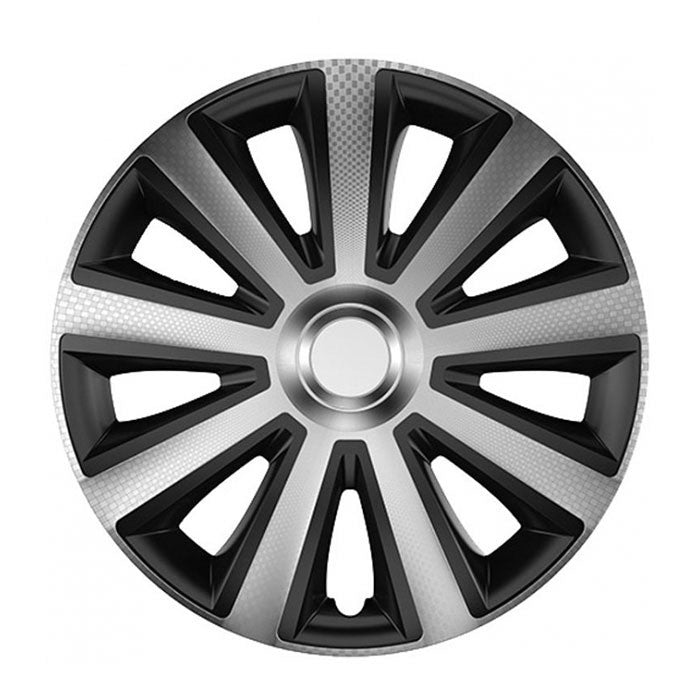 Тасове за джанти 14'' Versaco Carbon Aviator - Silver / Black