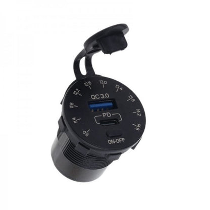 Адаптер за запалка на МПС с волтметър PA783