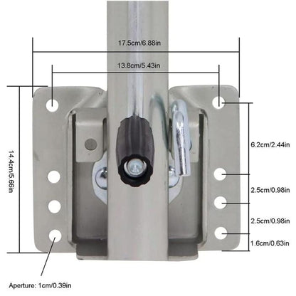 Опорно колело за ремерке с планка PA755