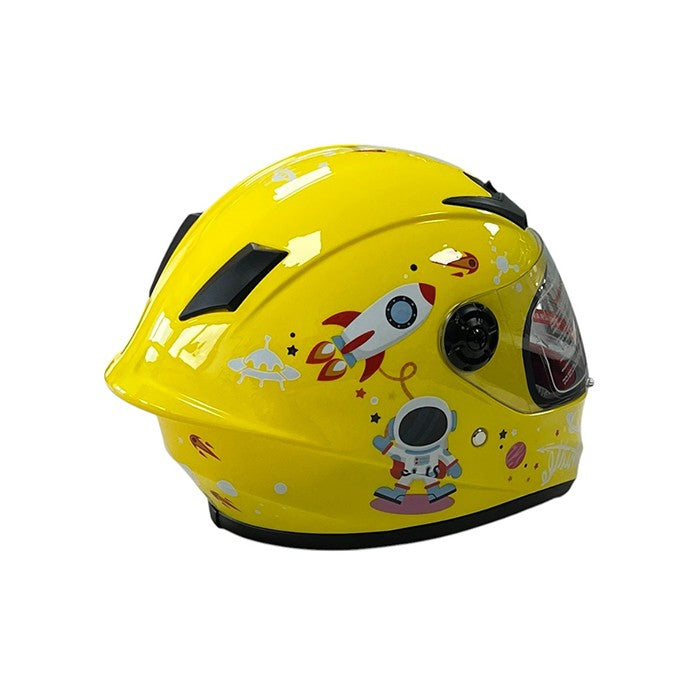 Детска каска 506 - размер S - Жълта