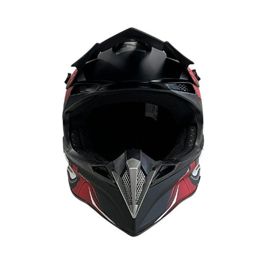 Мотокрос каска 188 - размер L - Matt Black/Red