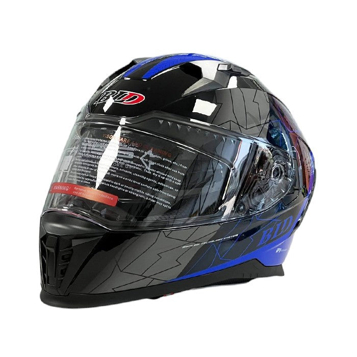 Каска M69 - Размер S - Черно/Синьо