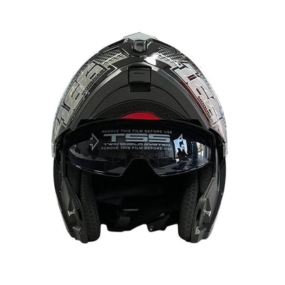 Каска 166 - Размер S - Черно/Бяло