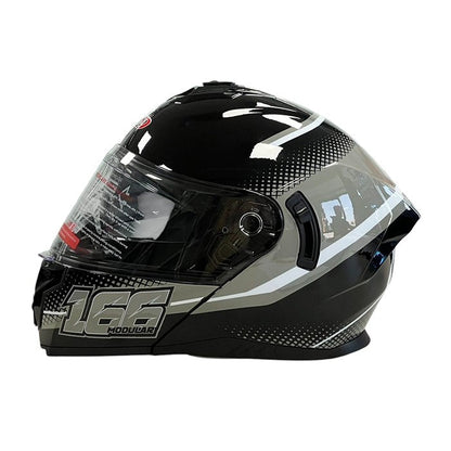 Каска 166 - Размер XL - Черно/Бяло