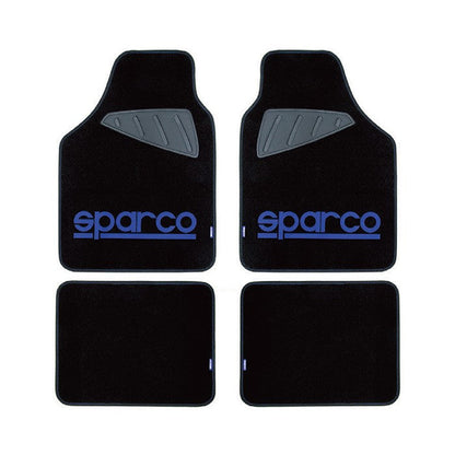 Стелки мокет SPC1901A Sparco Черни-Сини 4БР/К-Т