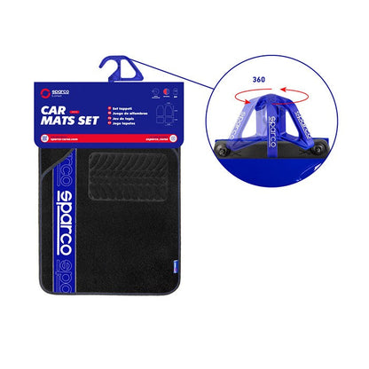 Стелки мокет Sparco SPF510BL 4БР/К-Т Със синьо