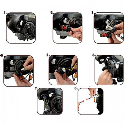 Диодни крушки с мигач - 1627 2бр/к-т