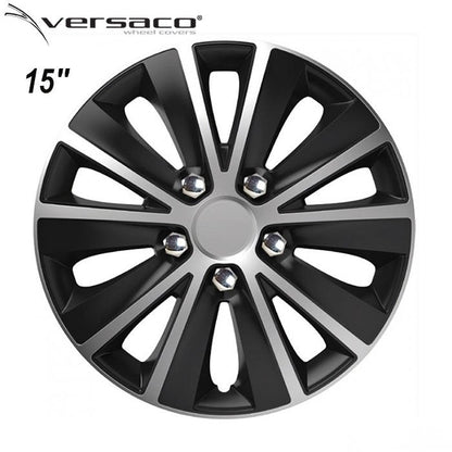 Тасове за джанти 13'' Versaco Rapid NC Silver / Black