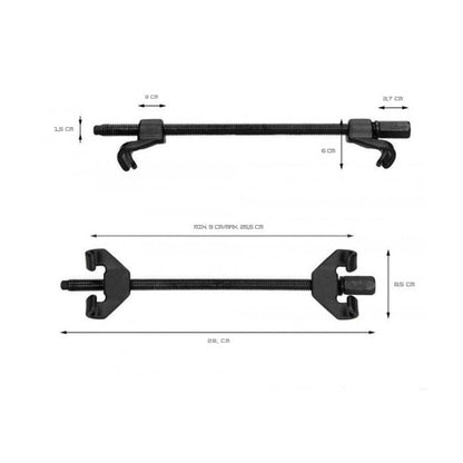 Скоба за пружина - 2370 - 28см