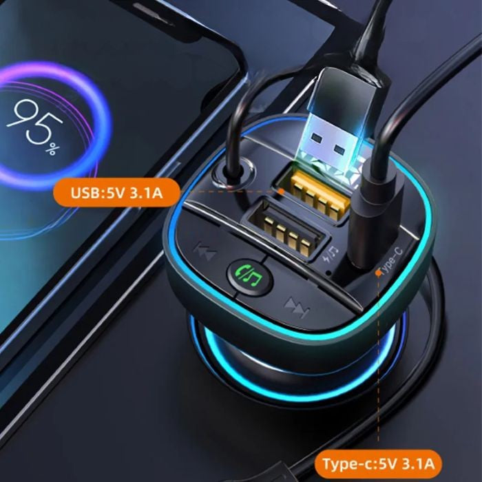 Адаптер за запалка + Трансмитер PA1308