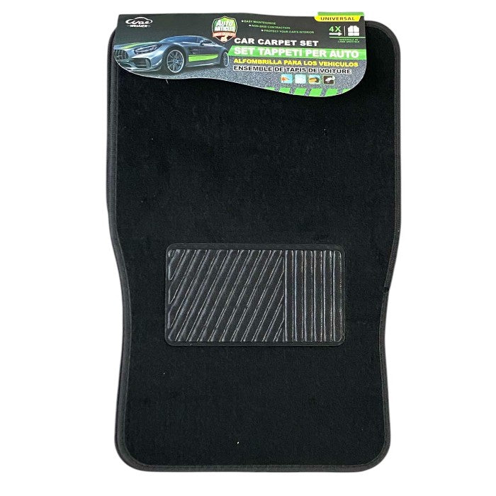 Мокетени стелки универсални PA1165 - 4бр/к-т Черен