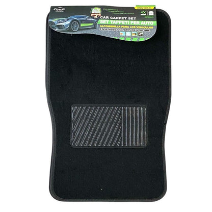 Мокетени стелки универсални PA1165 - 4бр/к-т Черен