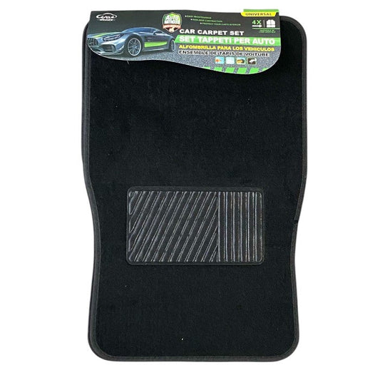 Мокетени стелки универсални PA1165 - 4бр/к-т Черен