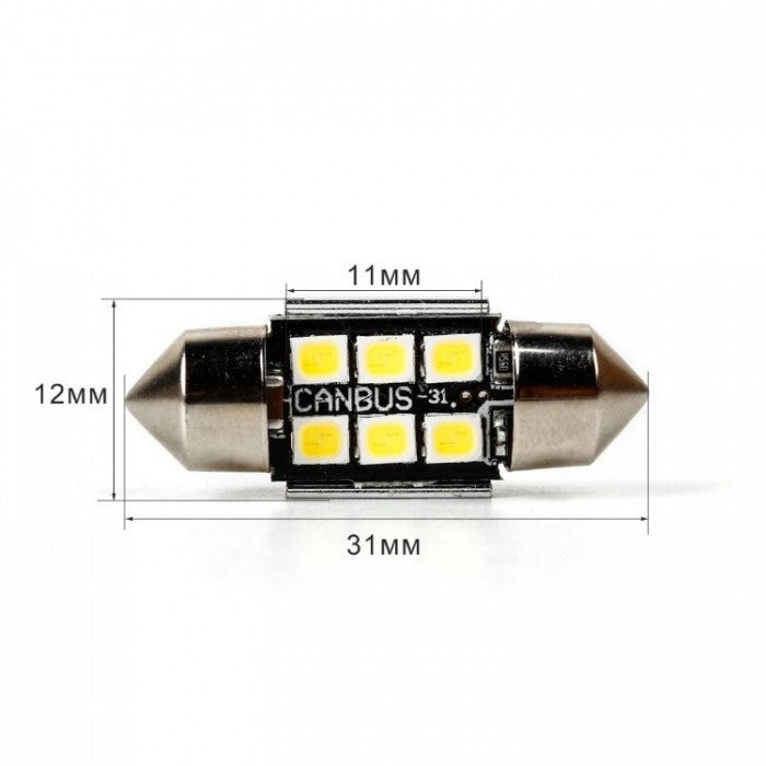 Диодни крушки 28793 - 31мм 2бр/к-т