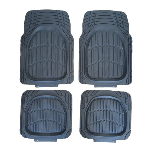 Гумени стелки универсални черни 1861-4бр/к-т