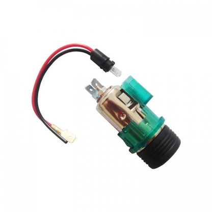 Универсална запалка за автомобили - 12V -09649 - зелена