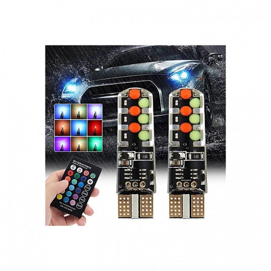 Диодни крушки с дистанционно P2057 2бр/к-т