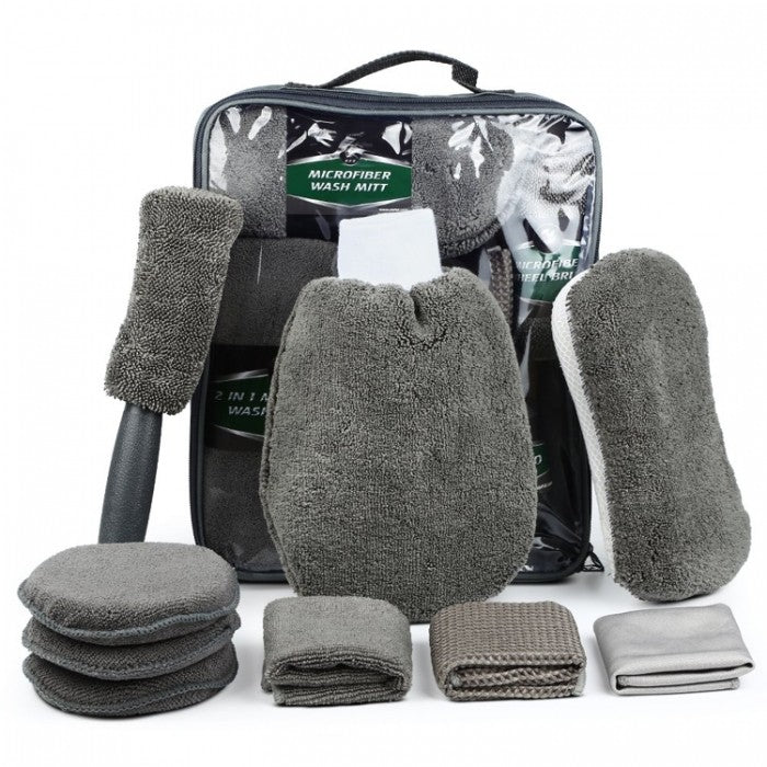 Комплект за почистване на МПС - 9 части