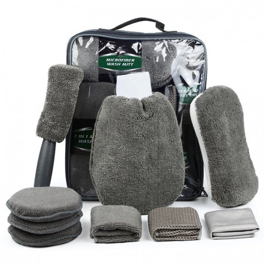 Комплект за почистване на МПС - 9 части