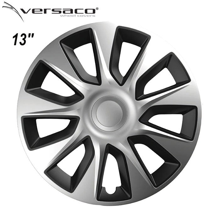 Тасове за джанти 13'' Versaco Stratos Silver / Black