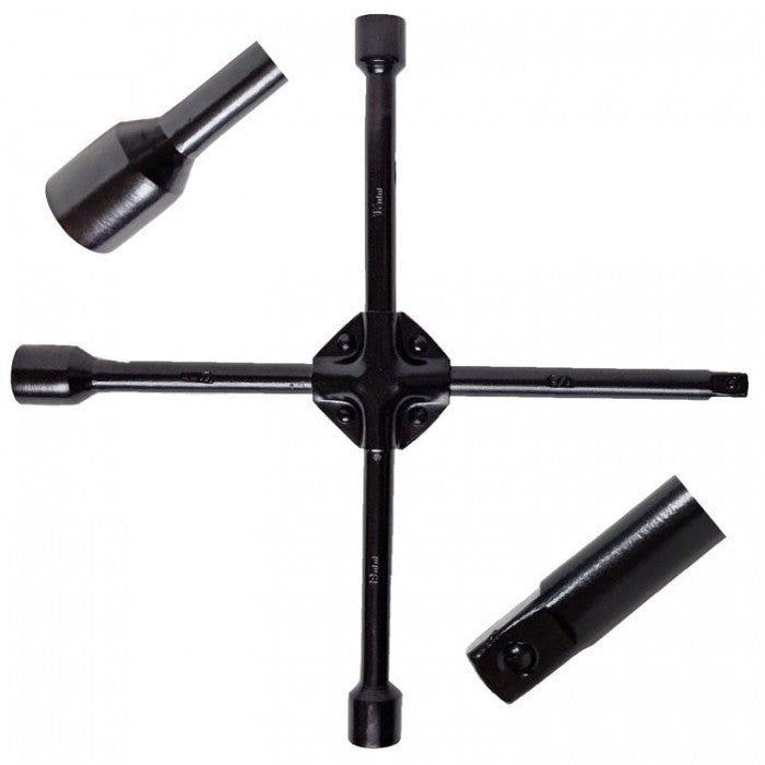 Усилен ключ за джанти кръстачка 2568 - 17-21мм и 1/2