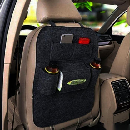 Текстилен органайзер за седалка - 2204 - черен