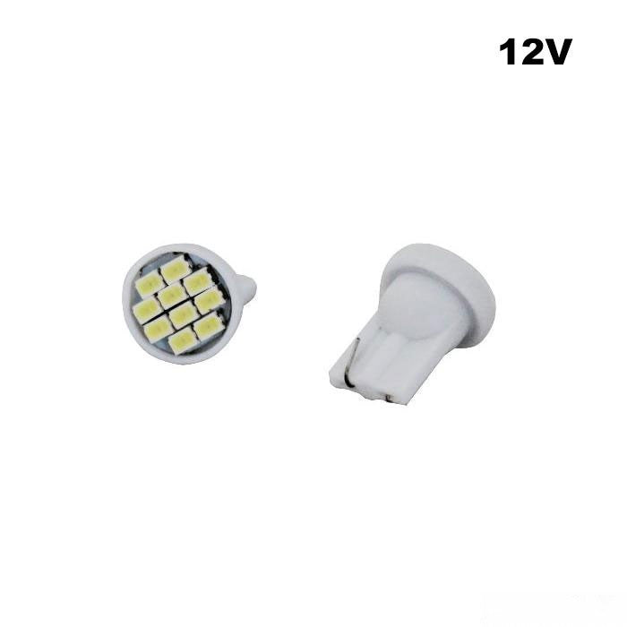 Диодни крушки Т10 - 12V 2бр/к-т