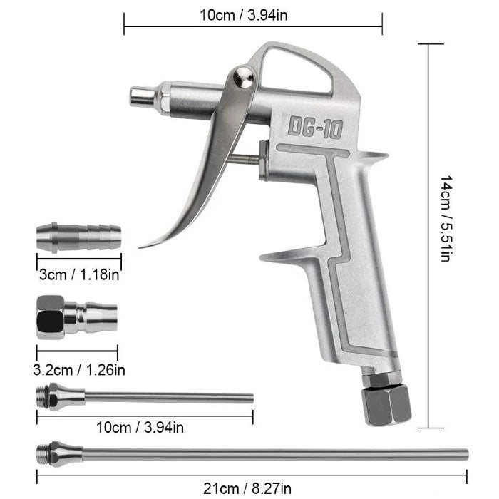 Пистолет за обдухване с накрайници PA750