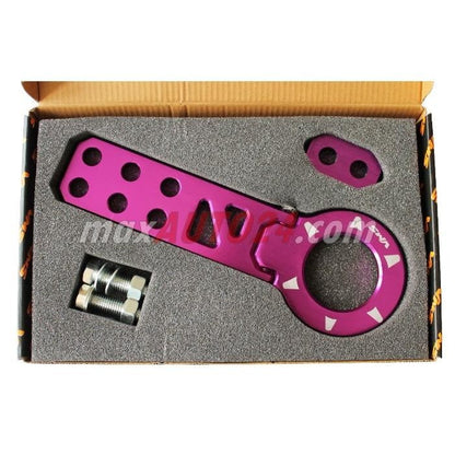 Алуминиева кука за теглене предна - лилава