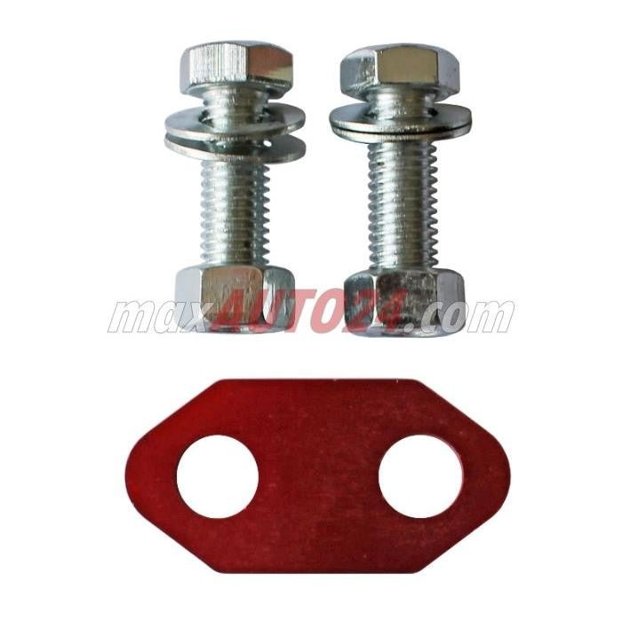 Алуминиева кука за теглене задна - червен