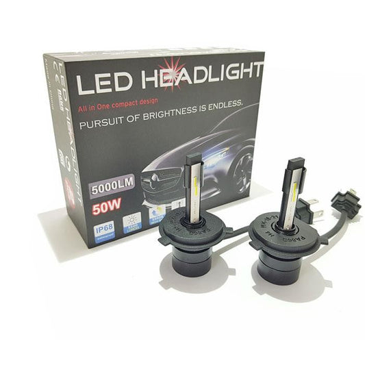 Диодни крушки 3500 H4 - 50w 2бр/к-т