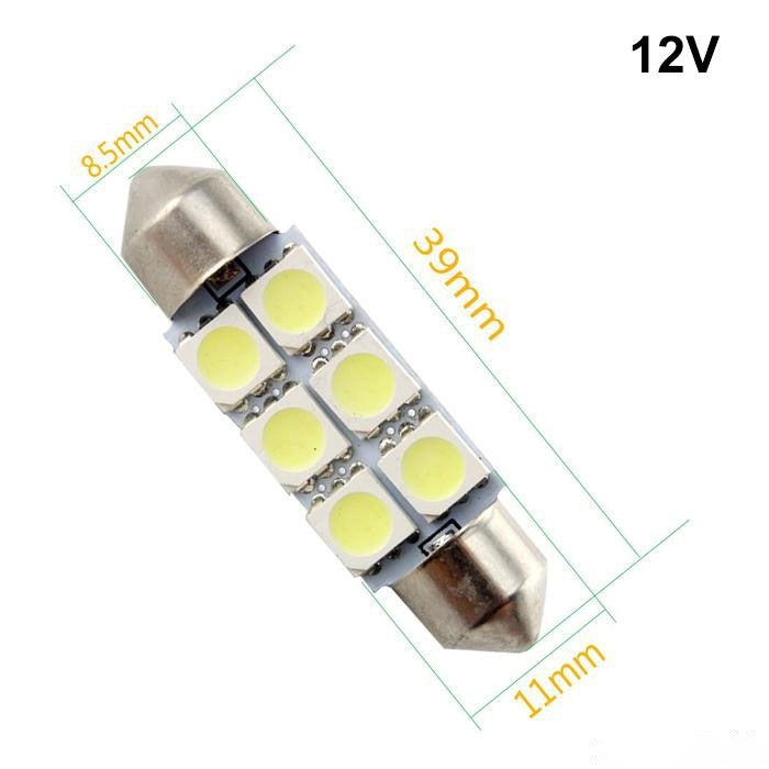 Диодна крушка 006 - 39мм 2бр/к-т
