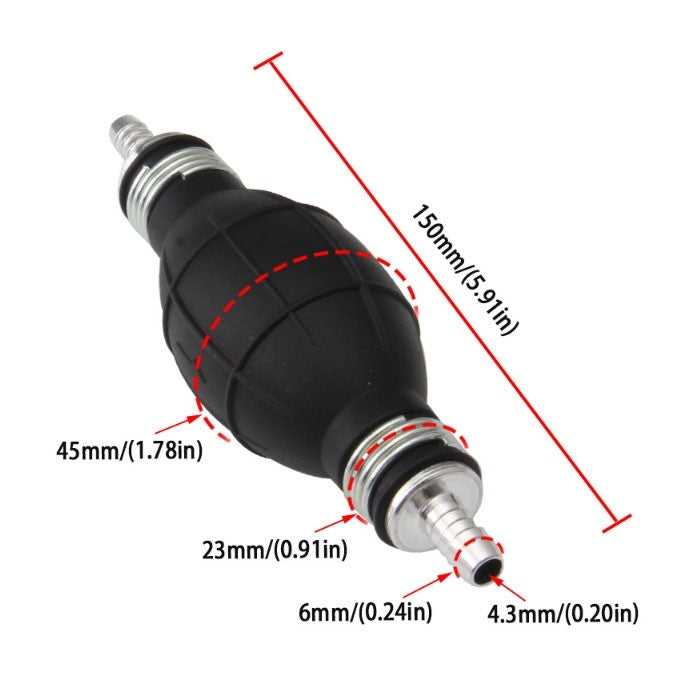 Ръчна помпа за подкачване ДИЗЕЛ - 6мм