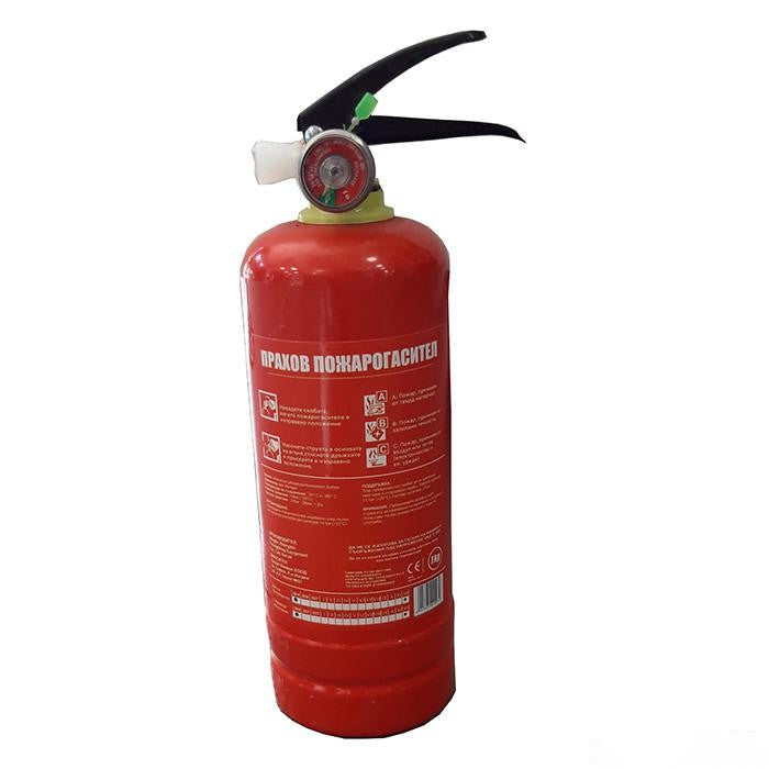 Пожарогасител с манометър