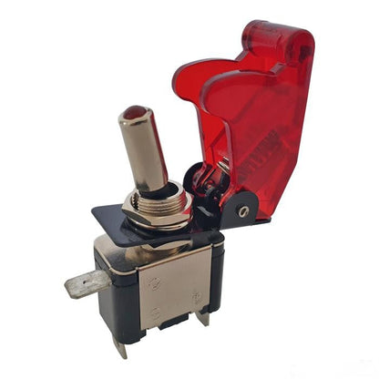 Копче електрическо червено с диод  - 1702