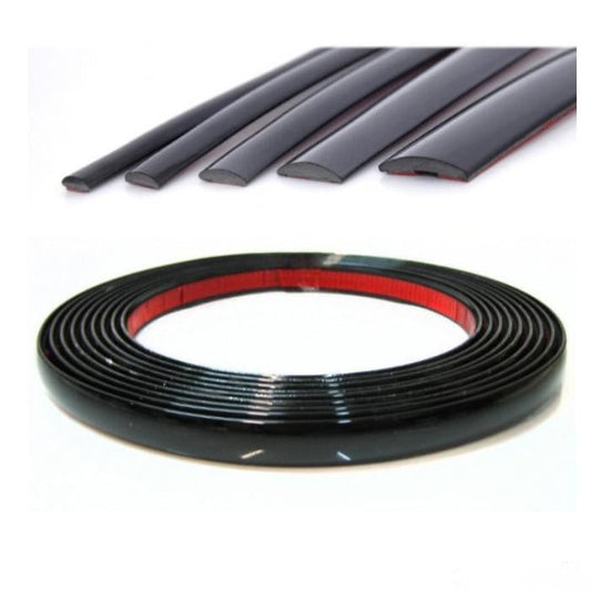 Лайсна за врата черна 25мм х 15м