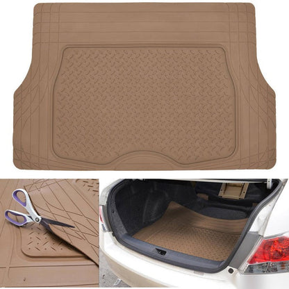 Гумена стелка за багажник универсална бежова 1802