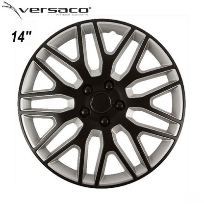 Тасове за джанти 14'' Versaco Dakar Black/Silver