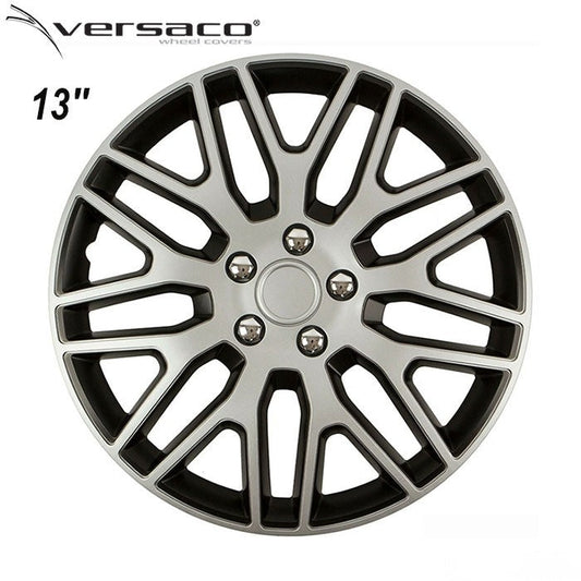 Тасове за джанти 13'' Versaco Dakar Silver/Black
