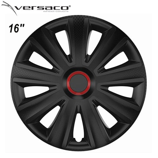 Тасове за джанти 16'' Versaco Carbon Aviator - RR Black
