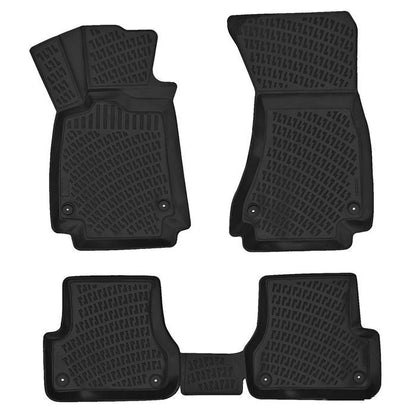 Гумени стелки RizLine съвместими с Audi A6 12-18