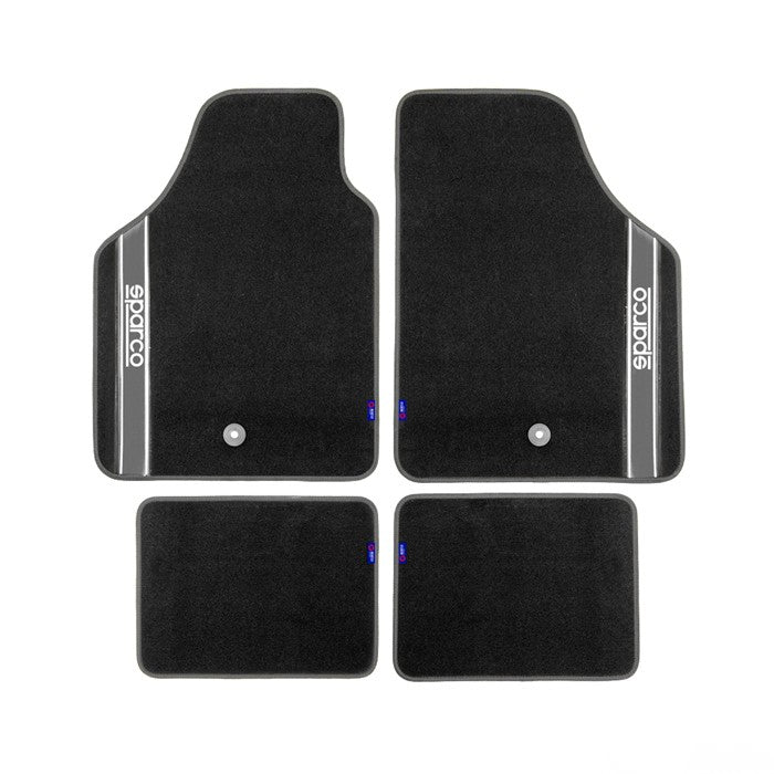 Универсални мокетни стелки Sparco - 03763BAR със сиво