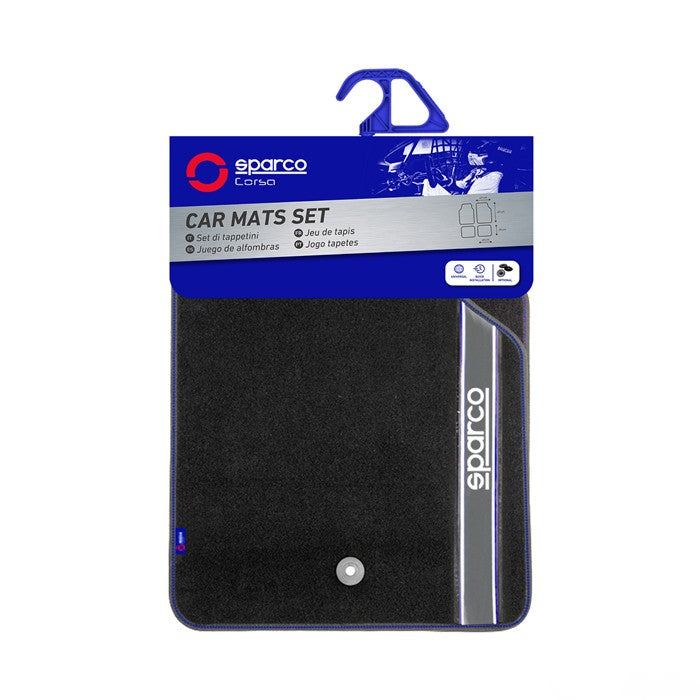 Универсални мокетни стелки Sparco - 03763BAR със сиво