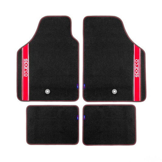 Универсални мокетни стелки Sparco - 03763BRS с червено